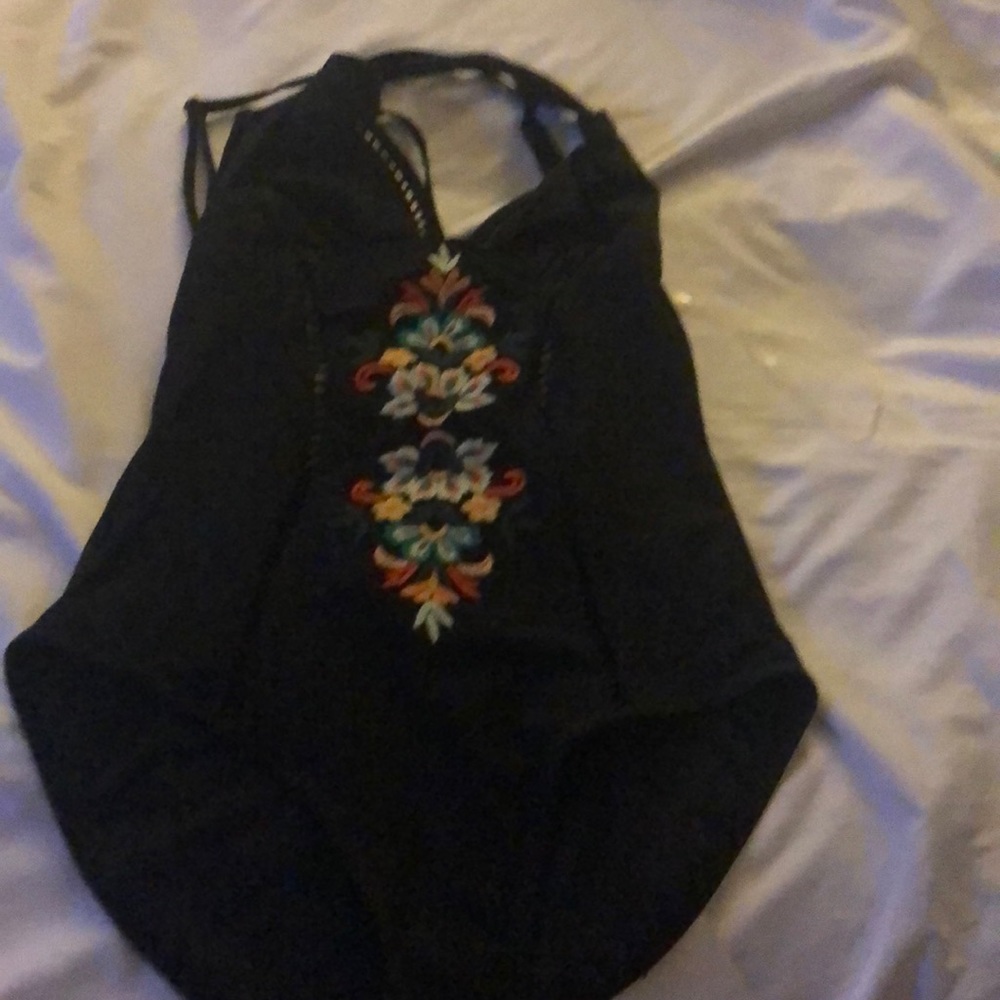 Red Carter blk one piece swimsuit XS